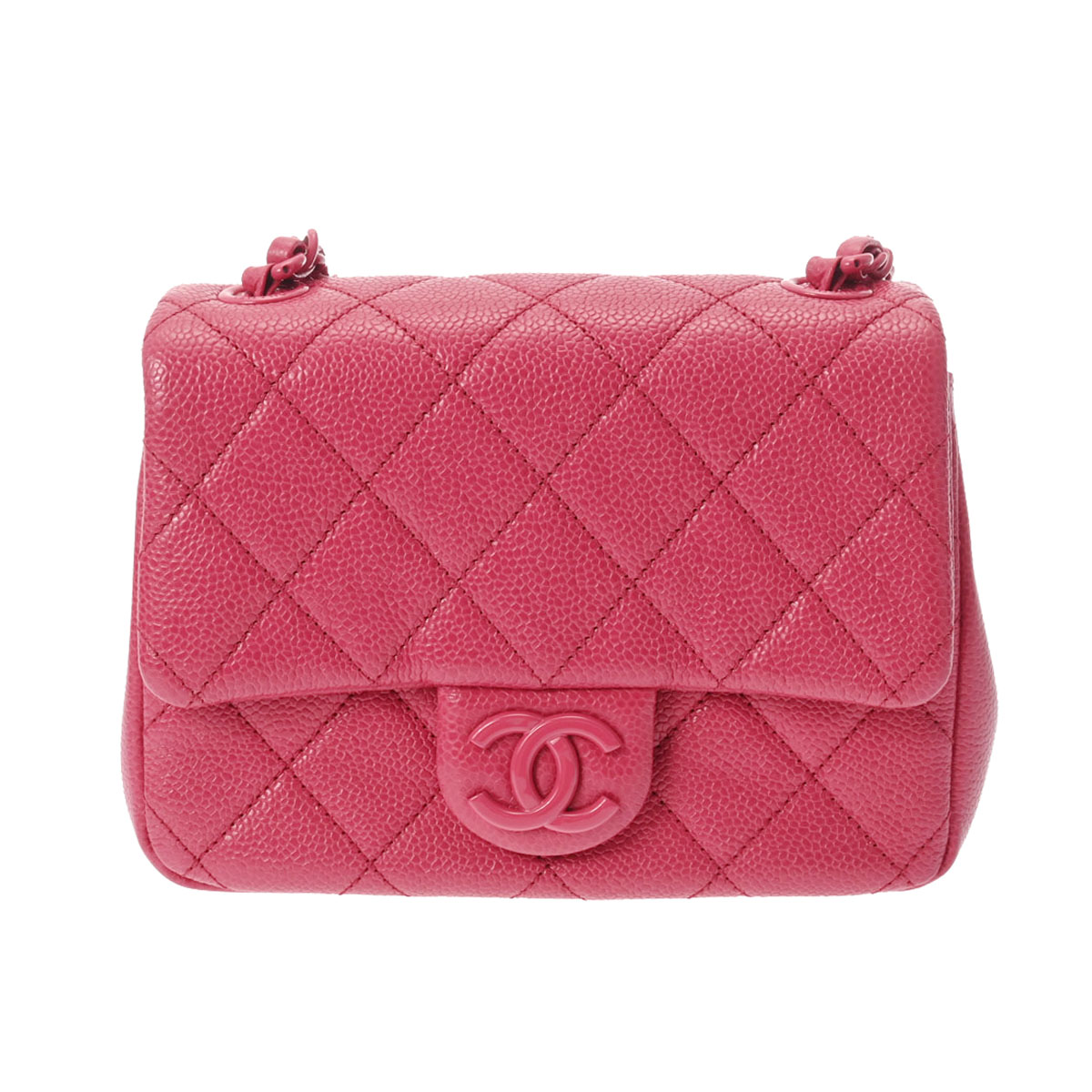シャネル ミニマトラッセ チェーンショルダー ピンク AS1784 キャビアスキン レディース バッグ 【bag】