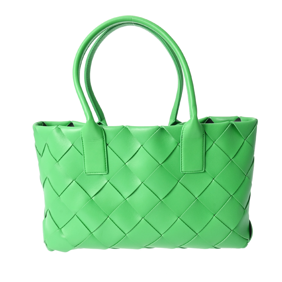 ボッテガヴェネタ イントレチャート スモールイントレッチオ 緑 ラムスキン レディース バッグ 【bag】