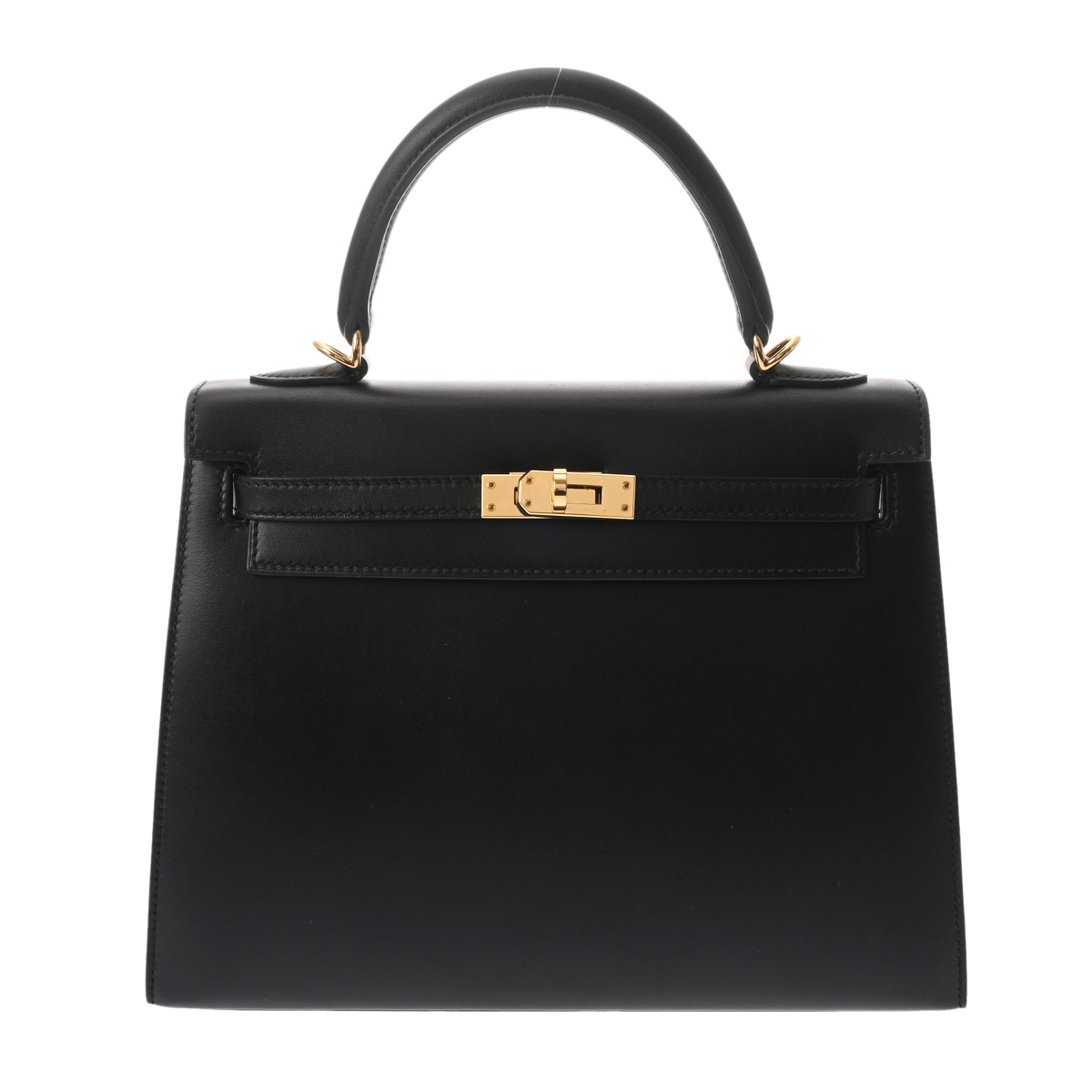 エルメス 25 外縫い 2WAY ブラック タデラクト レディース バッグ 【bag】