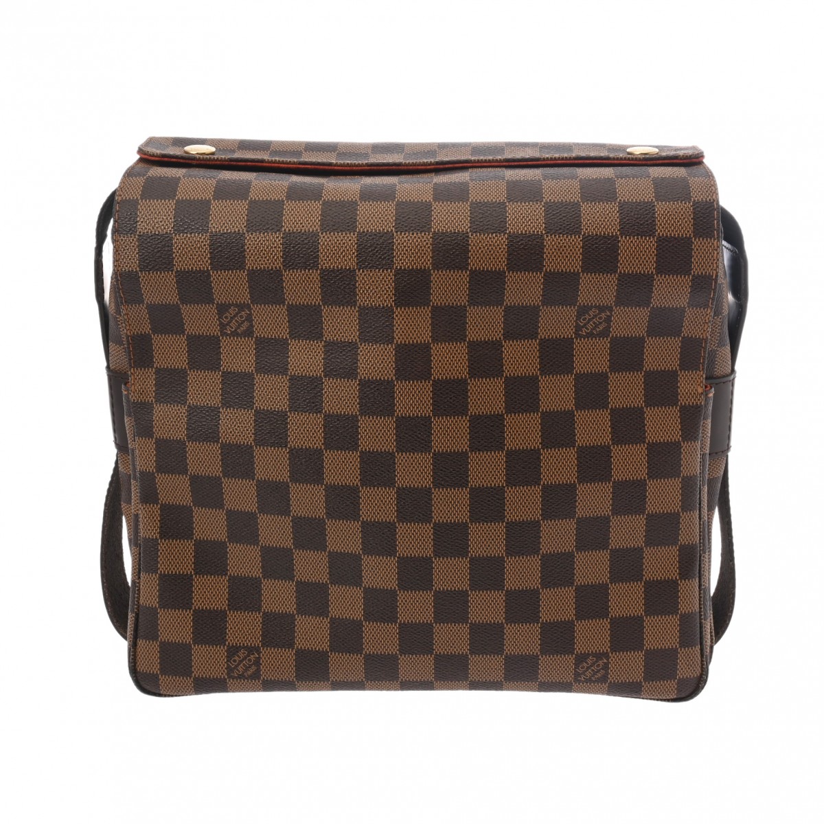 ルイヴィトン ダミエ ナヴィグリオ ブラウン/朱色 N45255 ダミエキャンバス ユニセックス バッグ 【bag】
