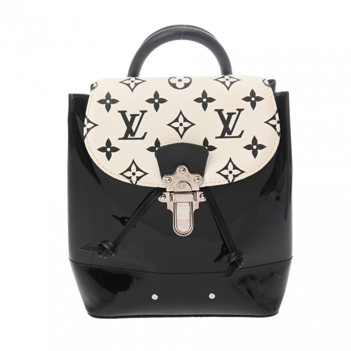 ルイヴィトン モノグラム ホットスプリング MINI ブラック/ホワイト M53637 モノグラムヴェルニ レディース バッグ 【bag】
