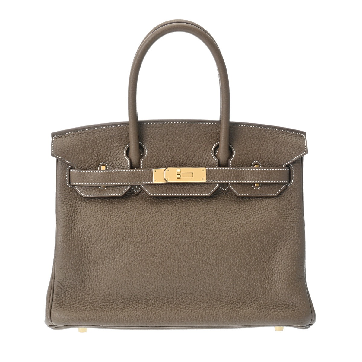 エルメス バーキン 30 エトゥープ トリヨンクレマンス レディース バッグ 【bag】
