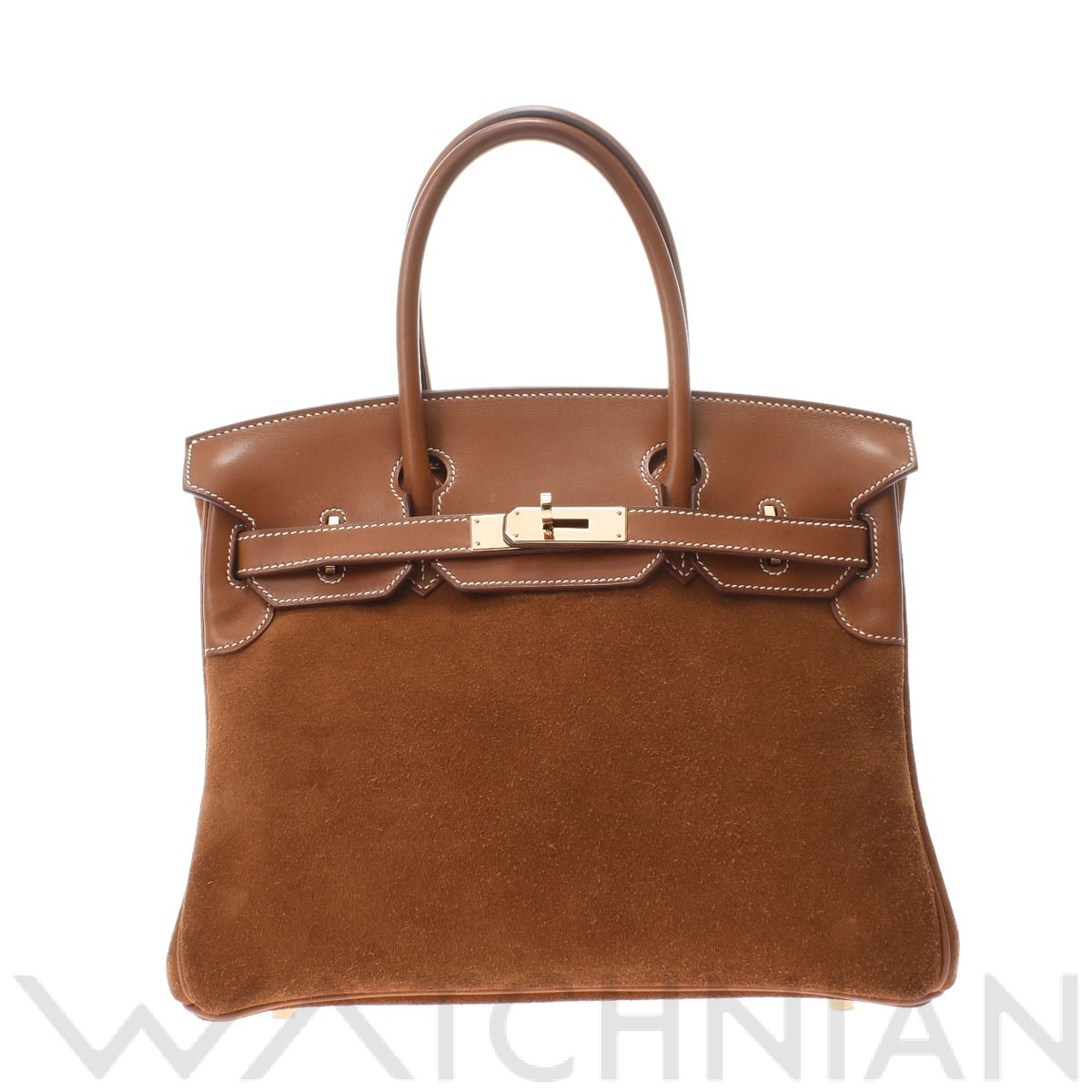 エルメス バーキン 30 フォーブ バレニア/グリズリー レディース バッグ 【中古】【bag】