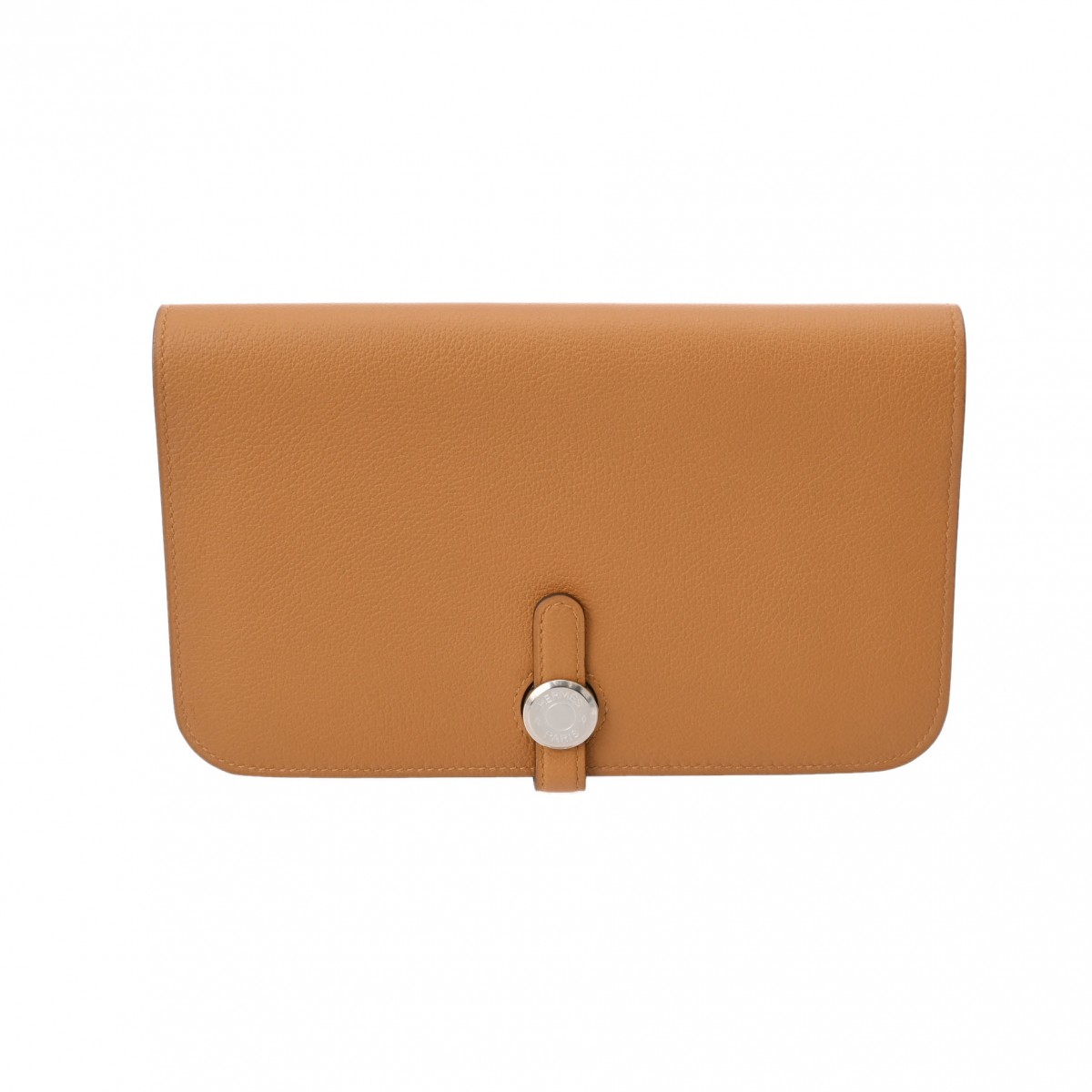 エルメス ドゴン GM キャラメル エバーカラー ユニセックス 財布 【中古】【purse】