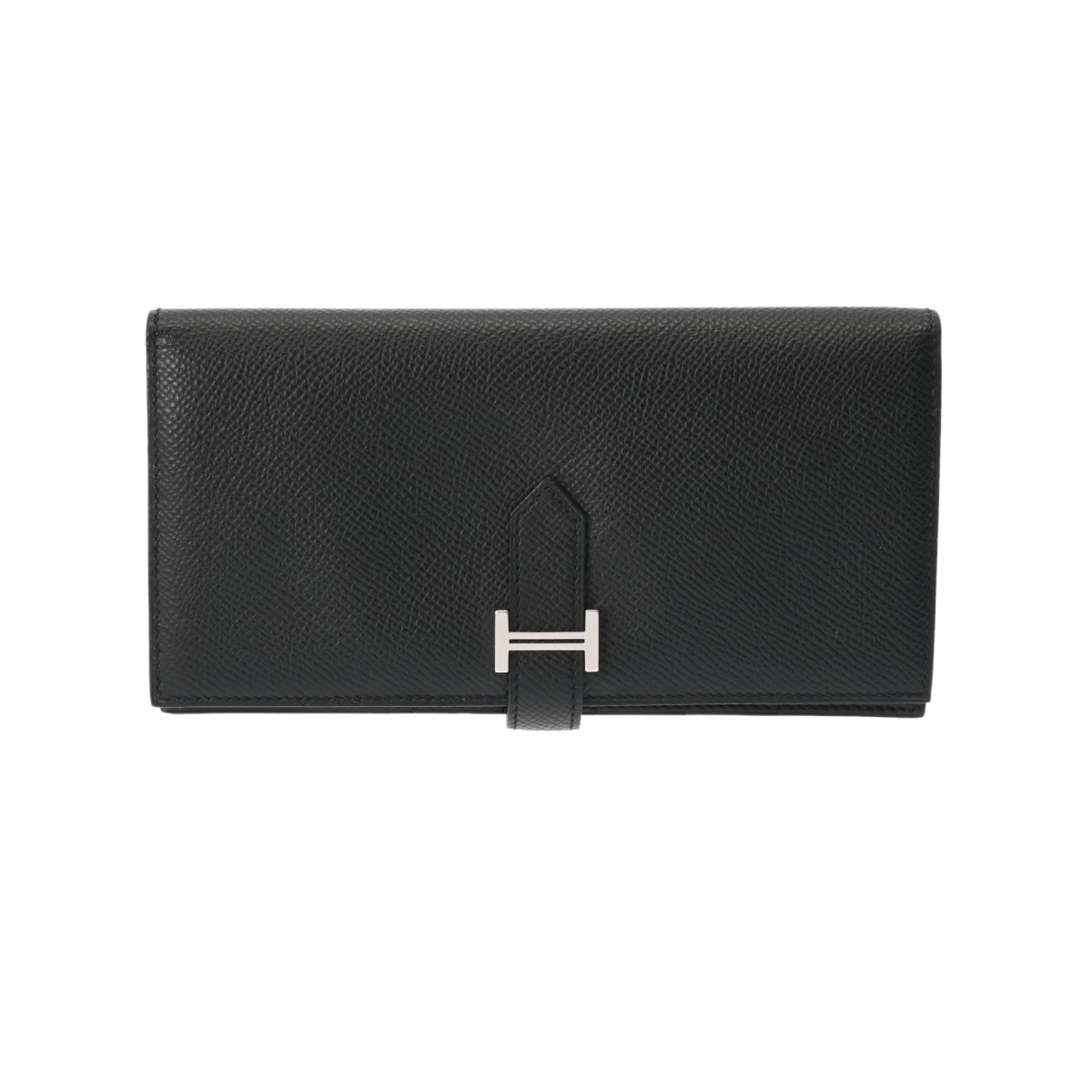エルメス ベアンスフレ ブラック ヴォーエプソン ユニセックス 財布 【中古】【purse】