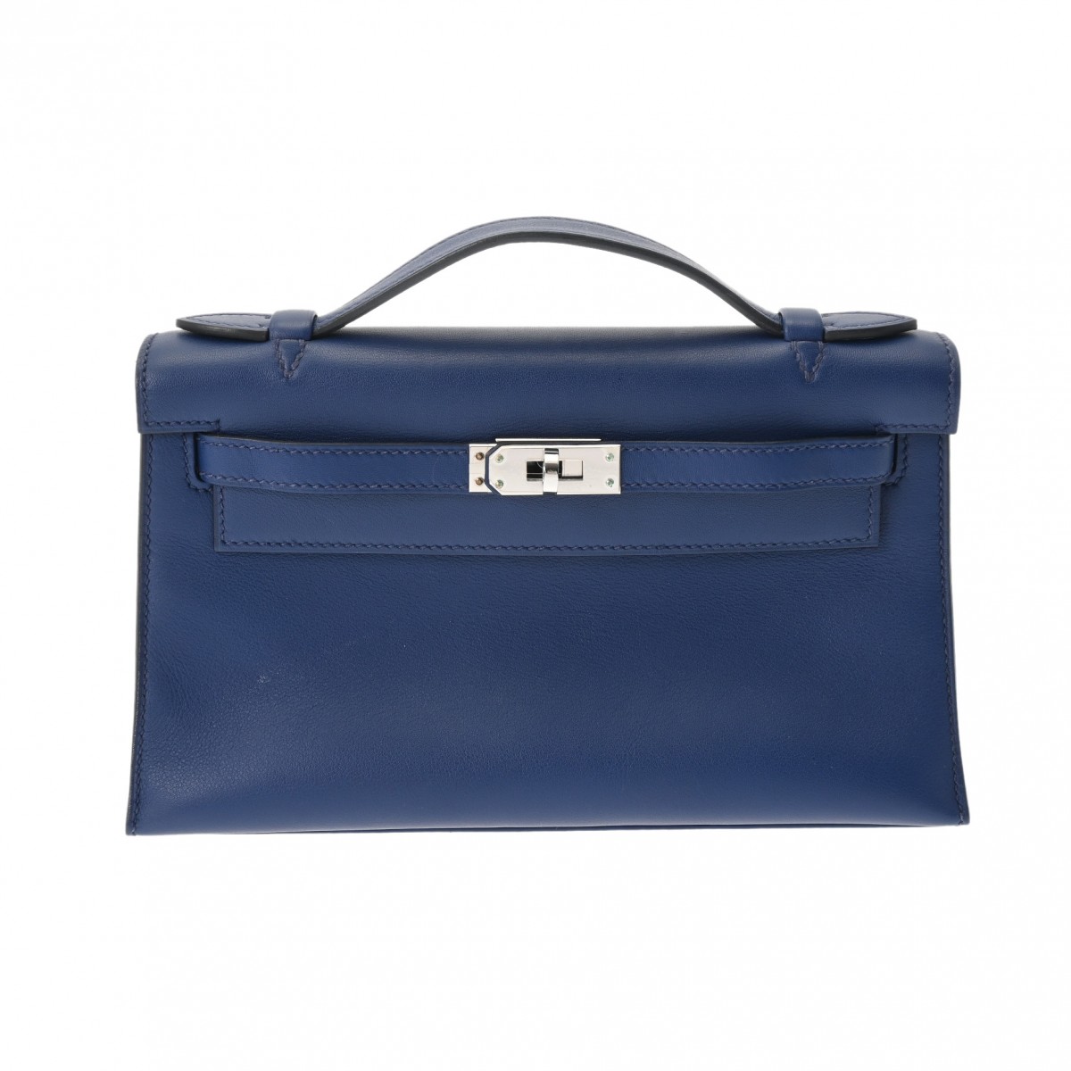 エルメス ポシェットケリー  ブルーサフィール ヴォースイフト レディース バッグ 【中古】【bag】