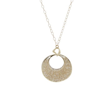 スーパーオロ コンビ メッシュデザイン ペンダントトップ K18YG/WG ユニセックス ジュエリー 【jewelry】