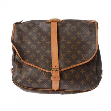 ルイヴィトン モノグラム ソミュール 35 ブラウン M42254 モノグラムキャンバス ユニセックス バッグ 【bag】