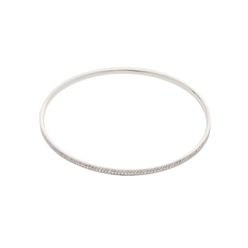 ジョージジェンセン フルエタニティ バングル K18ホワイトゴールド WG レディース ジュエリー 【jewelry】