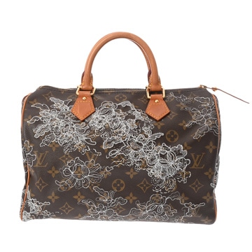 ルイヴィトン モノグラムダンテェル スピーディ 30 アルジャン ブラウン M95398 レザー レディース バッグ 【bag】