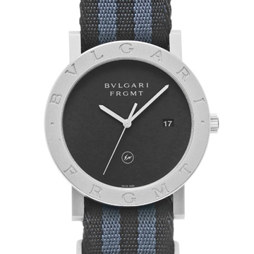 ブルガリ ブルガリブルガリ フラグメントデザイン BB41S ブラック メンズ 時計 【wristwatch】