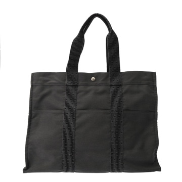 エルメス エールライン GM グレー キャンバス ユニセックス バッグ 【bag】