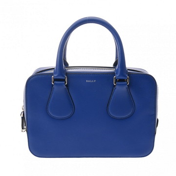 バリー 2WAY ミニボストンバッグ ハンドバッグ ブルー レザー レディース バッグ 【bag】