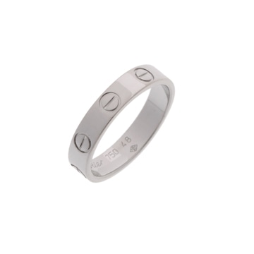 カルティエ ミニラブリング #48 K18ホワイトゴールド WG レディース ジュエリー 【jewelry】