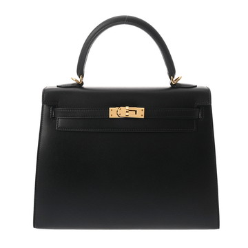 エルメス 25 外縫い 2WAY ブラック タデラクト レディース バッグ 【bag】