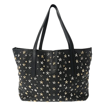 ジミーチュウ スタースタッズ ブラック レザー レディース バッグ 【bag】