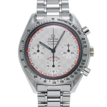 オメガ スピードマスター レーシング ミハエル シューマッハ 4000本限定 3517.30 シルバー メンズ 時計 【wristwatch】