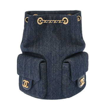 シャネル マトラッセ ネイビー デニム レディース バッグ 【bag】