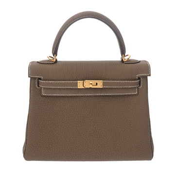 エルメス 25 内縫い エトゥープ トゴ レディース バッグ 【bag】