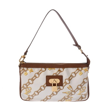 ルイヴィトン モノグラムチャーム アクセサリーポーチ ブラウン M95161 ビニール/レザー レディース 【bag】