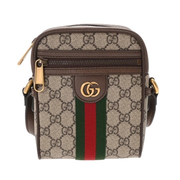 グッチ オフィディア ミニメッセンジャーバッグ ベージュ 598127 GGスプリームキャンバス/レザー レディース バッグ 【bag】