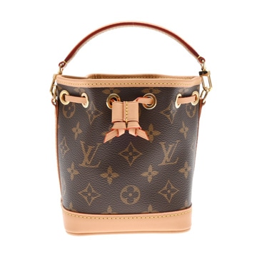 ルイヴィトン モノグラム ナノノエ 2WAY ブラウン M81266 モノグラムキャンバス レディース バッグ 【bag】