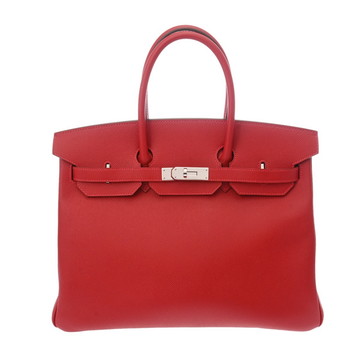 エルメス バーキン 35 ルージュカザック ヴォーエプソン ユニセックス バッグ 【bag】