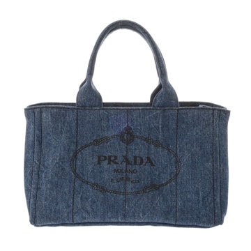 プラダ カナパ トート ブルー B1877B デニム レディース バッグ 【bag】