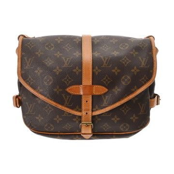 ルイヴィトン モノグラム ソミュール 30 ブラウン M42256 モノグラムキャンバス レディース バッグ 【bag】