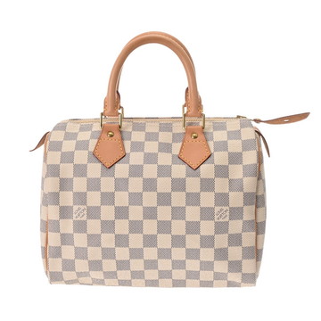 ルイヴィトン ダミエアズール スピーディ25 ホワイト N41534 ダミエアズールキャンバス レディース バッグ 【bag】