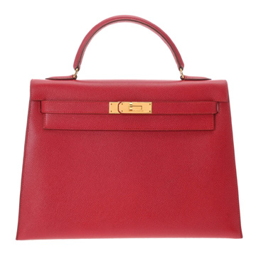 エルメス 32 外縫い 2WAY ルージュヴィフ クシュベル レディース バッグ 【bag】