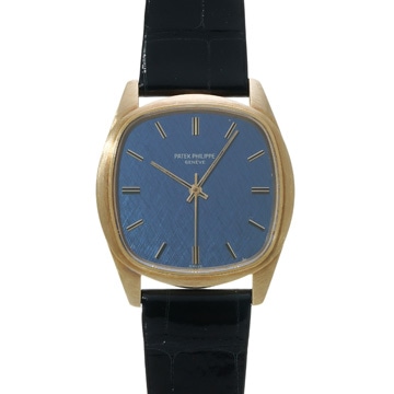 パテックフィリップ ゴールデン エリプス アンティーク 3585J ブルー メンズ 時計 【wristwatch】