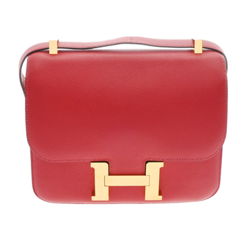 エルメス コンスタンス3 24 ルージュカザック ヴォーエプソン レディース バッグ 【bag】