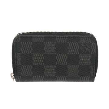 ルイヴィトン ダミエグラフィット ジッピーコインパース ブラック N63076 ダミエキャンバス メンズ 財布 【purse】