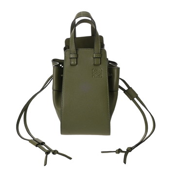 ロエベ ハンモックミニ 2WAY グリーン A538V07X10 レザー レディース バッグ 【bag】