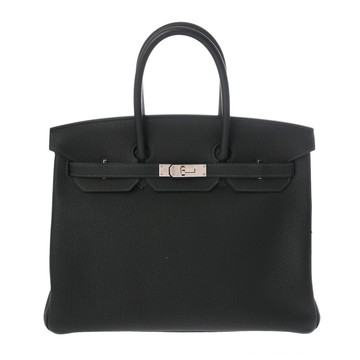 エルメス 35 ヴェルソ ヴェール系/ブルー系 トゴ ユニセックス バッグ 【bag】