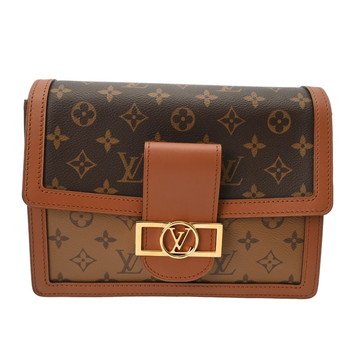 ルイヴィトン モノグラムリバース ドーフィーヌ MM 旧型 ブラウン M45958 モノグラムキャンバス レディース バッグ 【bag】