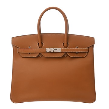 エルメス 35 ゴールド ヴォーシャモニー ユニセックス バッグ 【bag】