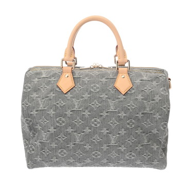 ルイヴィトン モノグラムデニム スピーディソフト 30 ブルー M13344 デニム レディース バッグ 【bag】