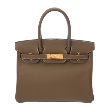 エルメス 30 エトゥープ ヴォーエプソン レディース バッグ 【bag】