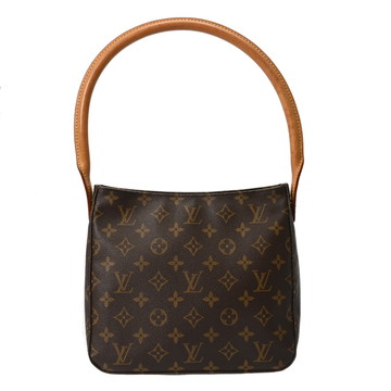 ルイヴィトン モノグラム ルーピング MM ブラウン M51146 モノグラムキャンバス レディース バッグ 【bag】