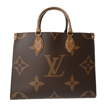 ルイヴィトン モノグラムリバース オンザゴー MM ブラウン M45321 モノグラムキャンバス レディース バッグ 【bag】