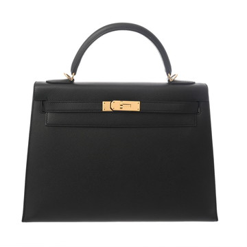エルメス 32 外縫い ブラック ヴォーエプソン レディース バッグ 【bag】