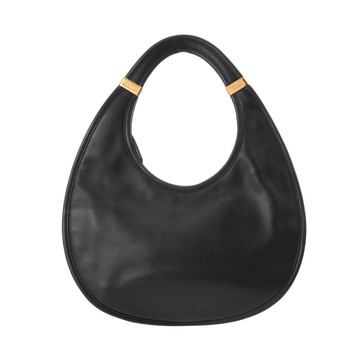 ディオール プレオウンド ホーボ―ショルダーバッグ ブラック レザー レディース バッグ 【bag】