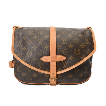 ルイヴィトン モノグラム ソミュール 30 ブラウン M42256 モノグラムキャンバス レディース バッグ 【bag】