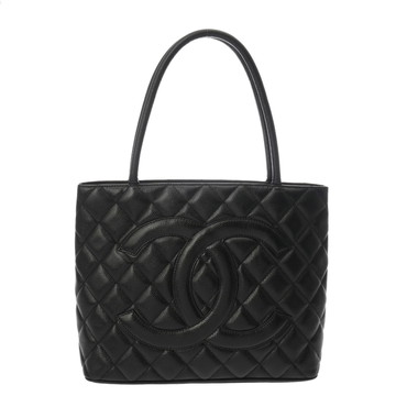 シャネル 復刻トート ブラック A01804 キャビアスキン レディース バッグ 【bag】