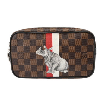 ルイヴィトン ダミエ ポシェットヴォルガ チャップマン ブラウン N63350 ダミエキャンバス メンズ バッグ 【bag】