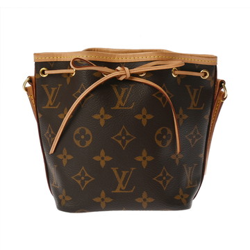 ルイヴィトン モノグラム ナノノエ 2WAY ブラウン M81266 モノグラムキャンバス レディース バッグ 【bag】