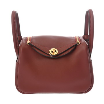 エルメス リンディ ミニ ルージュアッシュ ヴォースイフト レディース バッグ 【bag】