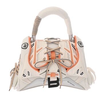 バレンシアガ スニーカーヘッド トップハンドル 2WAYショルダー S ホワイト 661723 ナイロン/レザー レディース バッグ 【bag】